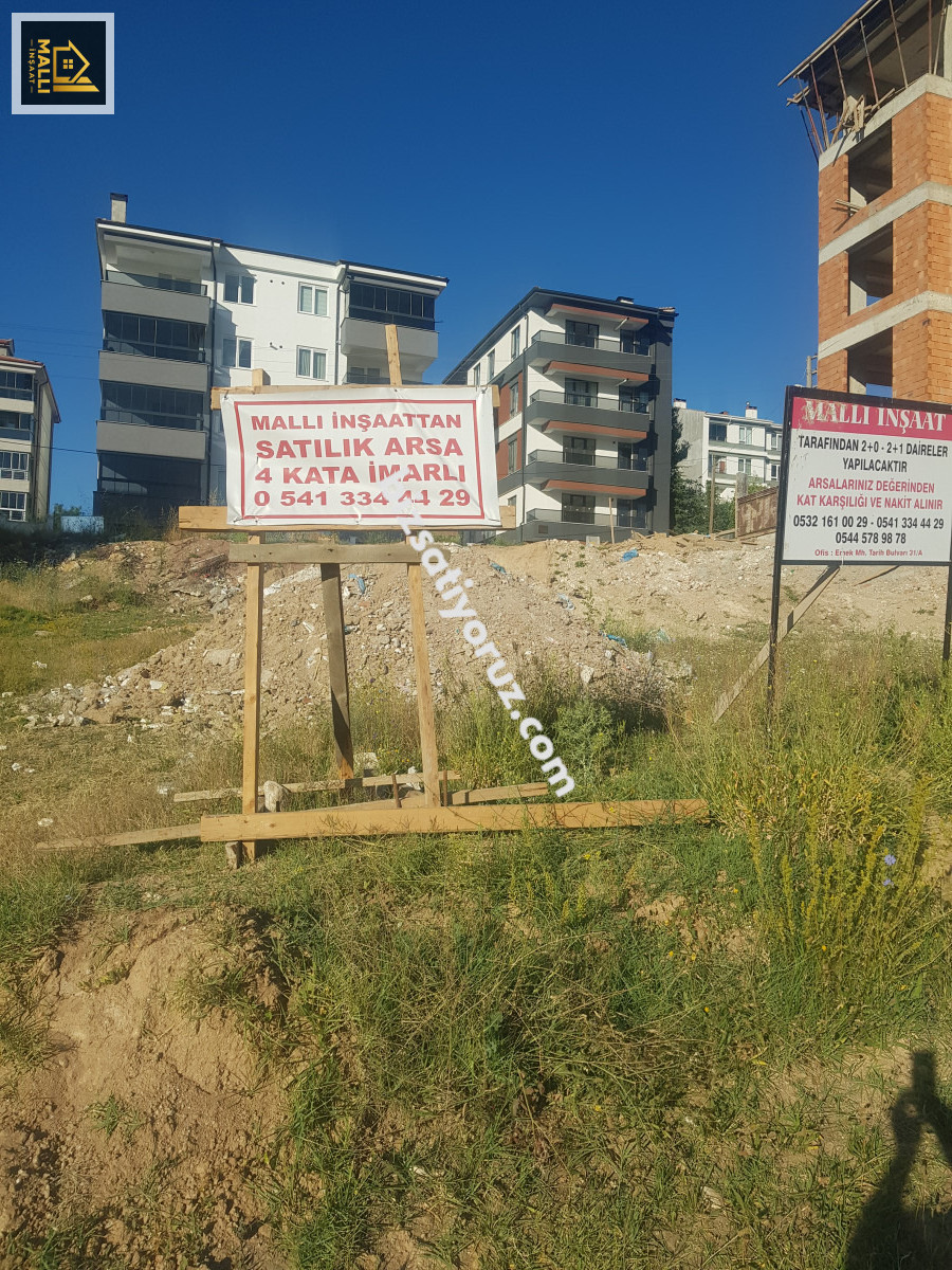 MALLI İNŞAAT EMLAKTAN SATILIK 250 MT TARŞH BULVARINDA 3 KATA İMARLI ARSA 