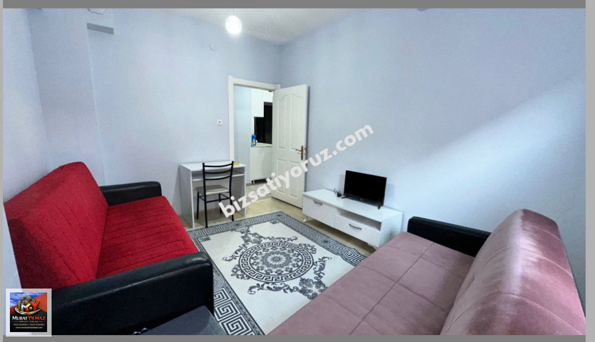 MURAT YILMAZ İNŞAAT EMLAK TAN BAHÇELİ EVLER MAH EŞYALI KİRALIK DAİRE