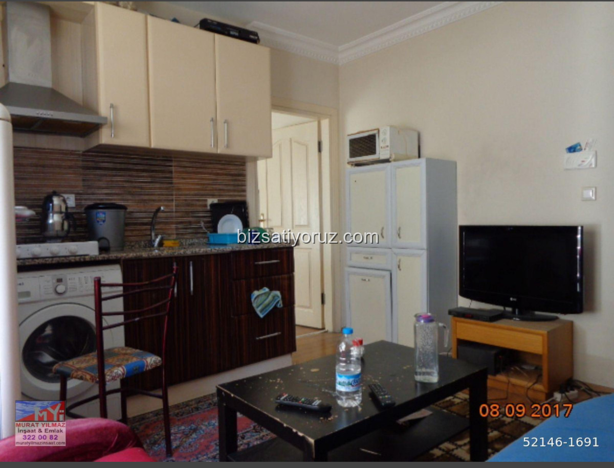 MURAT YILMAZ İNŞAAT EMLAK TAN GÜLLÜKMAH EŞYALI KİRALIK 1+0 DAİRE