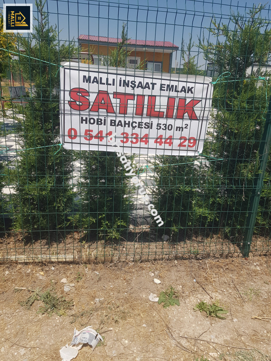 MALLI İNŞAAT EMLAKTA SARISUNGUR MEVKİNDE 530 MT HOBİ BAHÇESİ 